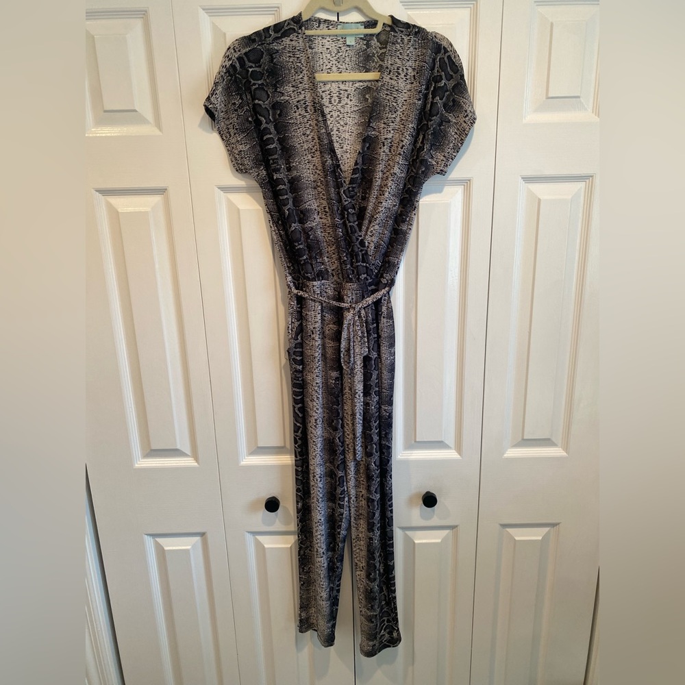 Veronica M Snakeskin Jump Suit